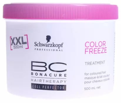 SCHWARZKOPF PROFESSIONAL Маска для окрашенных волос Защита цвета / BC COLOR FREEZE 500 мл
