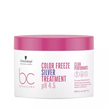 SCHWARZKOPF PROFESSIONAL Маска для волос нейтрализующая желтизну / BC Color Freeze 500 мл