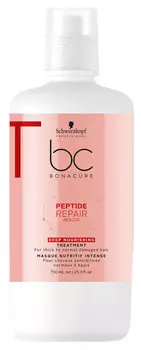 SCHWARZKOPF PROFESSIONAL Маска интенсивная питательная для волос / BC Peptide Repair Rescue 750 мл