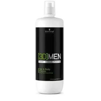 SCHWARZKOPF PROFESSIONAL Шампунь для волос и тела, для мужчин / ВС [3D]MEN 1000 мл