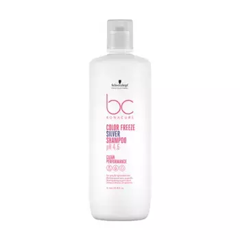 SCHWARZKOPF PROFESSIONAL Шампунь для волос нейтрализующий желтизну / BC Color Freeze 1000 мл