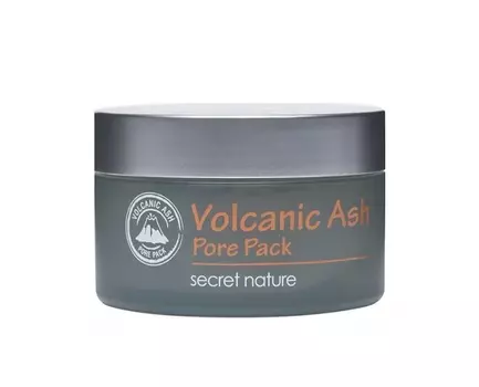 SECRET NATURE Маска очищающая для лица с вулканическим пеплом 100 г