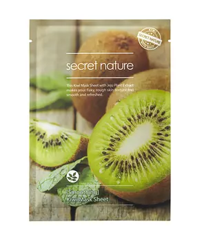 SECRET NATURE Маска выравнивающая для лица с киви 25 мл