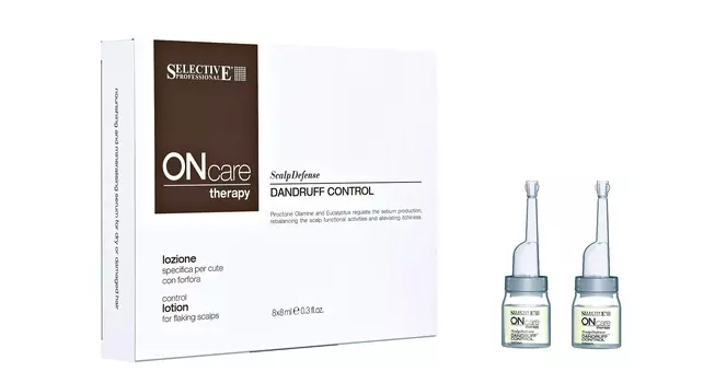 SELECTIVE PROFESSIONAL Лосьон специальный от перхоти / ONC Dandruff control lotion 8 х 8 мл