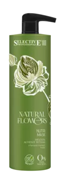 SELECTIVE PROFESSIONAL Маска питательная для восстановления волос / Nutri Mask Natural Flowers 1000 мл