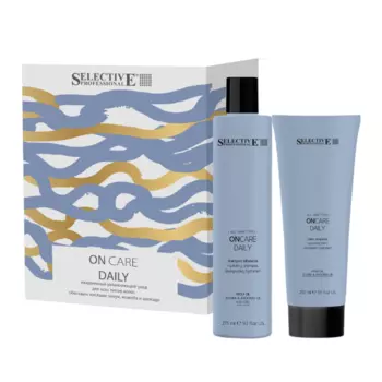 SELECTIVE PROFESSIONAL Набор DAILY увлажняющий для сухих волос (шампунь 275 мл и кондиционер 250 мл) / ON CARE DAILY