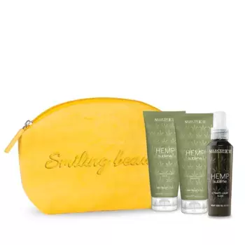 SELECTIVE PROFESSIONAL Набор в косметичке (шам. 100 мл + средство для увлажнения 100 мл + эликсир 100 мл) / HEMP SUBLIME