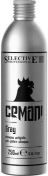 SELECTIVE PROFESSIONAL Шампунь для устранения желтых оттенков, для мужчин / Gray CEMANI 250 мл