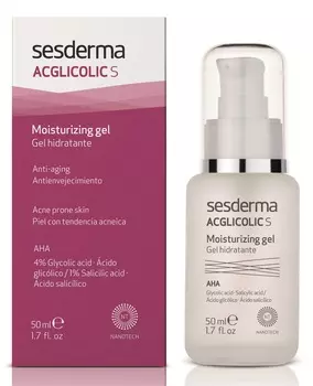 SESDERMA Гель увлажняющий для лица (с гликолевой кислотой 4%) / ACGLICOLIC S 50 мл
