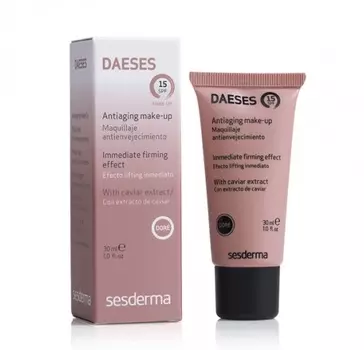SESDERMA Крем тональный омолаживающий с СЗФ 15, темный тон / DAESES Antiaging make up SPF 15, dore 30 мл