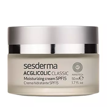 SESDERMA Крем увлажняющий для лица СЗФ 15 / ACGLICOLIC Classic 50 мл