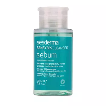 SESDERMA Лосьон липосомальный для снятия макияжа, для жирной и склонной к акне кожи / SENSYSES Cleanser SEBUM 200 мл