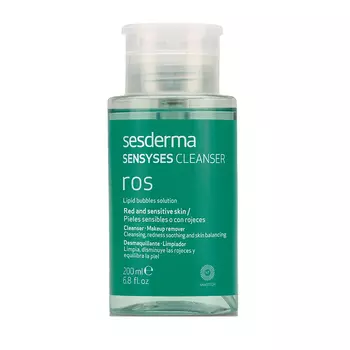 SESDERMA Лосьон липосомальный для снятия макияжа, для кожи с покраснениями и чувствительной кожи / SENSYSES Cleanser ROS 200 мл