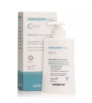 SESDERMA Молочко восстанавливающее для тела / HIDRADERM HYAL Repair 200 мл