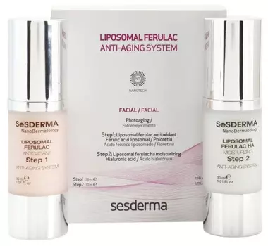 SESDERMA Система омолаживающая для лица / FERULAC 2*30 мл