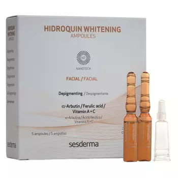SESDERMA Средство депигментирующее в ампулах / HIDROQUIN 5*2 мл