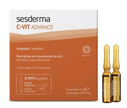 SESDERMA Средство в ампулах, с витамином С / C-VIT Ampoules 5*2 мл