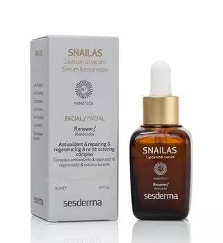 SESDERMA Сыворотка липосомальная восстанавливающая для лица / SNAILAS Liposomal serum facial renewer 30 мл