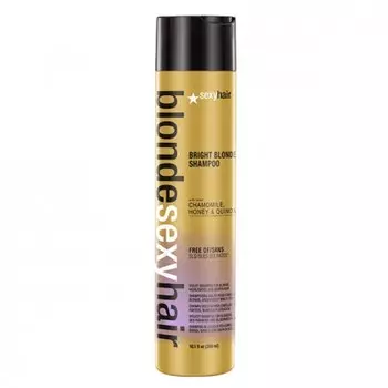 SEXY HAIR Шампунь оттеночный корректирующий без сульфатов Сияющий блонд / Sulfate-free bright blonde 300 мл