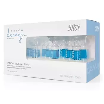 SHOT Лосьон против перхоти для жирных волос / CARE &amp; TRICO 10*10 мл