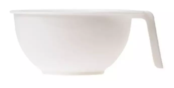 SIBEL Чаша S (10) для краски с ручкой белая (15211-01)