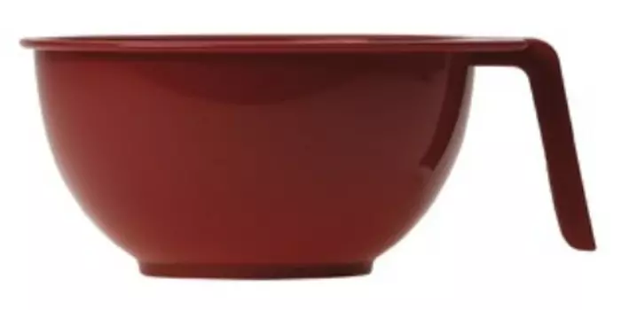 SIBEL Чаша S (10) для краски с ручкой красная