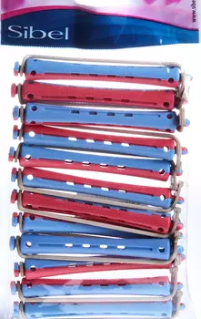 SIBEL Коклюшки 80х9мм крас-син.12шт/уп SIBEL