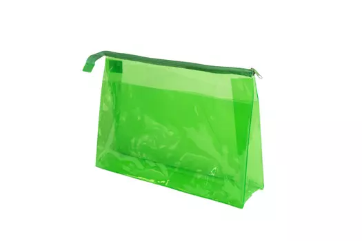 SIBEL Косметичка прозрачная зеленая / Sibel, 34х22 см