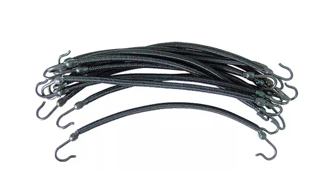 SIBEL Резинки на крючках черные 12 шт