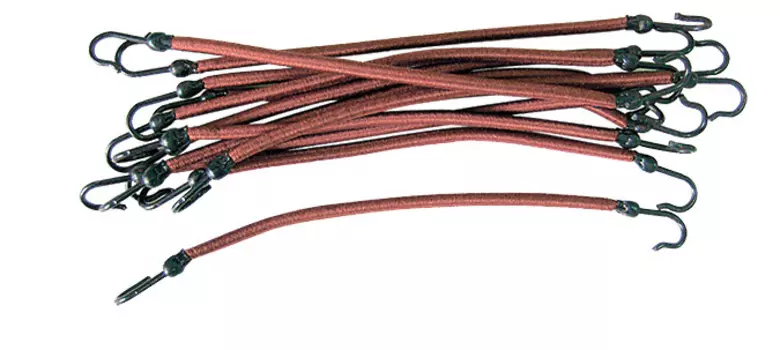 SIBEL Резинки на крючках коричневые 12 шт