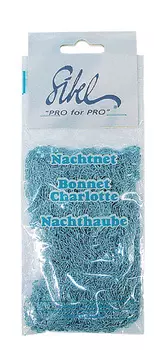 SIBEL Сеточка для бигуди на резинке мелкая голубая Sibel