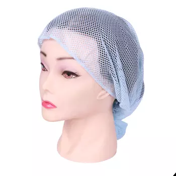 SIBEL Сеточка-косынка для бигуди средняя, голубая