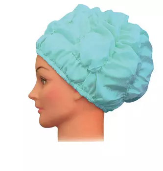 SIBEL Шапочка для химии с утеплителем голубая