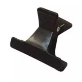 SIBEL Зажим пластиковый узкий, черный 12 шт/уп