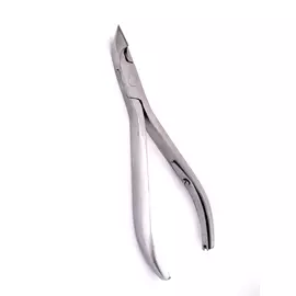SILVER STAR Кусачки для кутикулы 10 мм, пологое лезвие, прямоугольное сечение ручек / CLASSIC