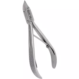 SILVER STAR Кусачки для кутикулы 10 мм, рифленые ручки / CLASSIC