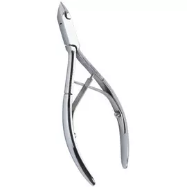 SILVER STAR Кусачки для кутикулы блестящие (6 мм), маленькая пятка, удлиненные ручки, сэндвич / COBALT