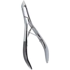SILVER STAR Кусачки для кутикулы блестящие (8 мм), рифленые ручки / COBALT