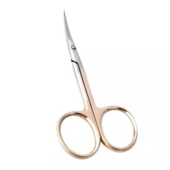 SILVER STAR Ножницы маникюрные для кожи НСС-6HG, позолоченные / CLASSIC 22 мм