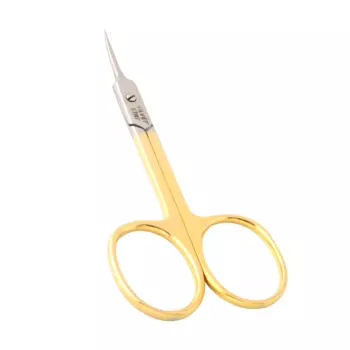 SILVER STAR Ножницы маникюрные для кожи НСС-5HG, позолоченные / CLASSIC 23 мм