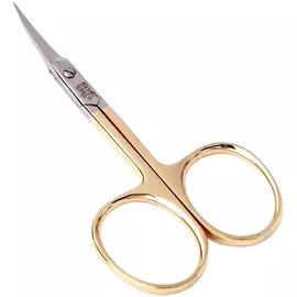SILVER STAR Ножницы маникюрные для кожи НСС-4HG, позолоченные / CLASSIC 18 мм