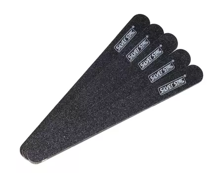 SILVER STAR Пилка на деревянной основе 10 х 115, черная / PRO 5 шт