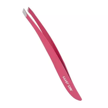 SILVER STAR Пинцет косой, коралловый / CLASSIC