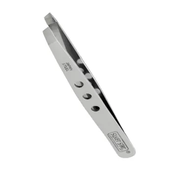SILVER STAR Пинцет косой с отверстиями / SPECIAL