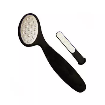 SILVER STAR Терка для педикюра, лазерная с пилкой в ручке