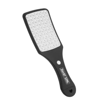 SILVER STAR Терка для педикюра, лазерная вогнутая, с пилкой в ручке