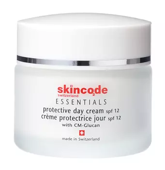 SKINCODE Крем защитный дневной для лица SPF 12 / ESSENTIALS 50 мл