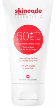 SKINCODE Лосьон солнцезащитный для лица SPF 50 / ESSENTIALS 100 мл