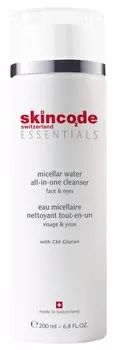 SKINCODE Вода мицеллярная для лица / ESSENTIALS 200 мл