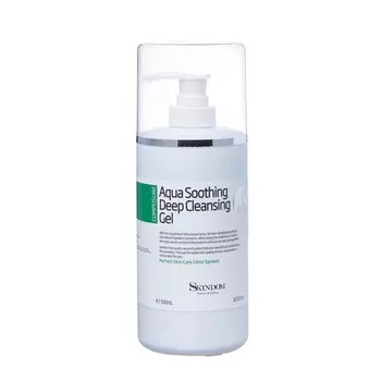 SKINDOM Гель водный смягчающий глубоко очищающий для лица / AQUA SOOTHING DEEP CLEANSING GEL 500 мл